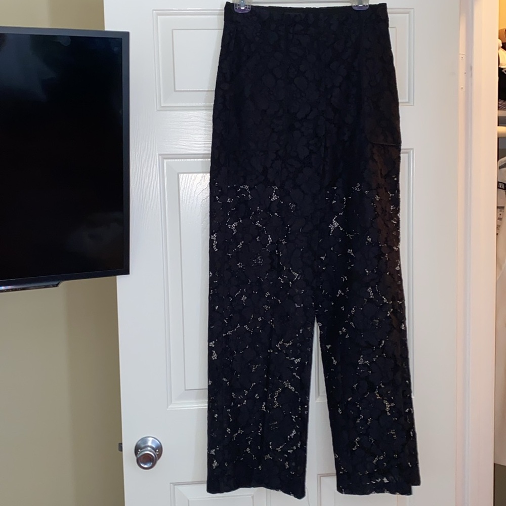 Express lace flare pants (size 4 regular)